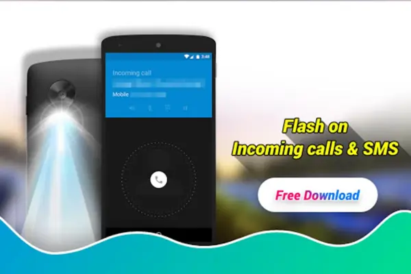 Flash on Call/Sms android App screenshot 2