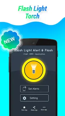 Flash on Call/Sms android App screenshot 5